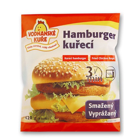 SMAŽENÝ KUŘECÍ HAMBURGER